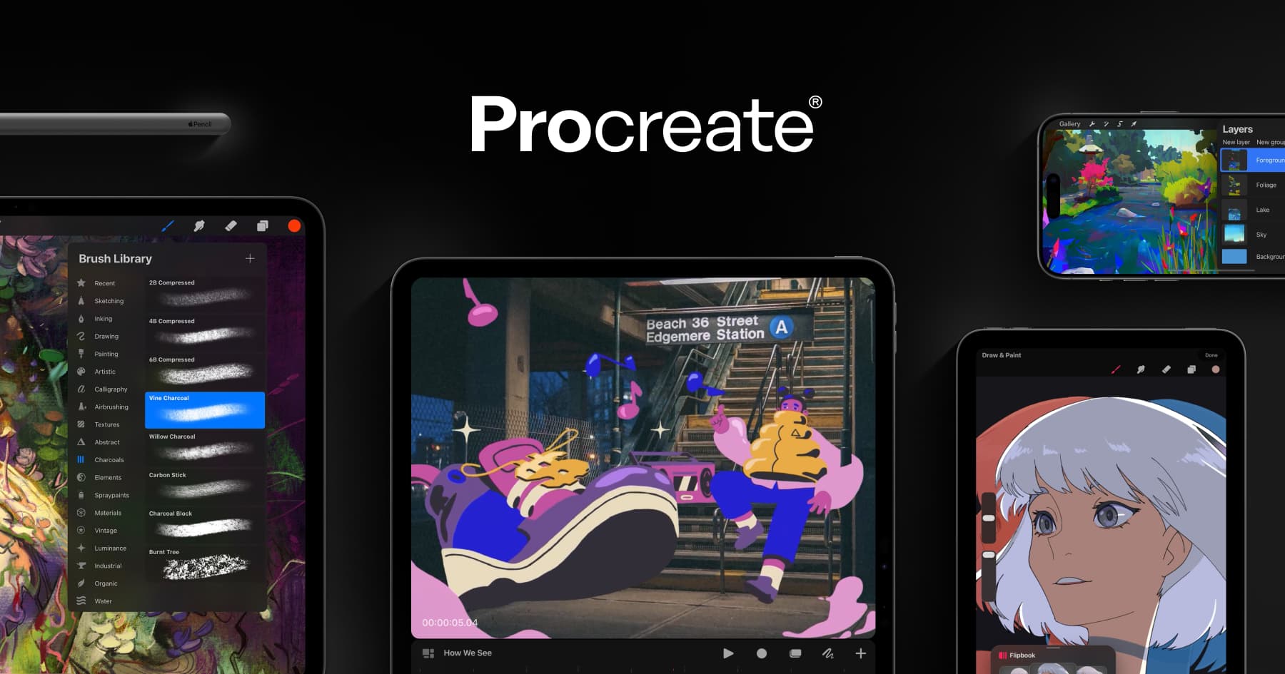 Procreate текст. Procreate текст